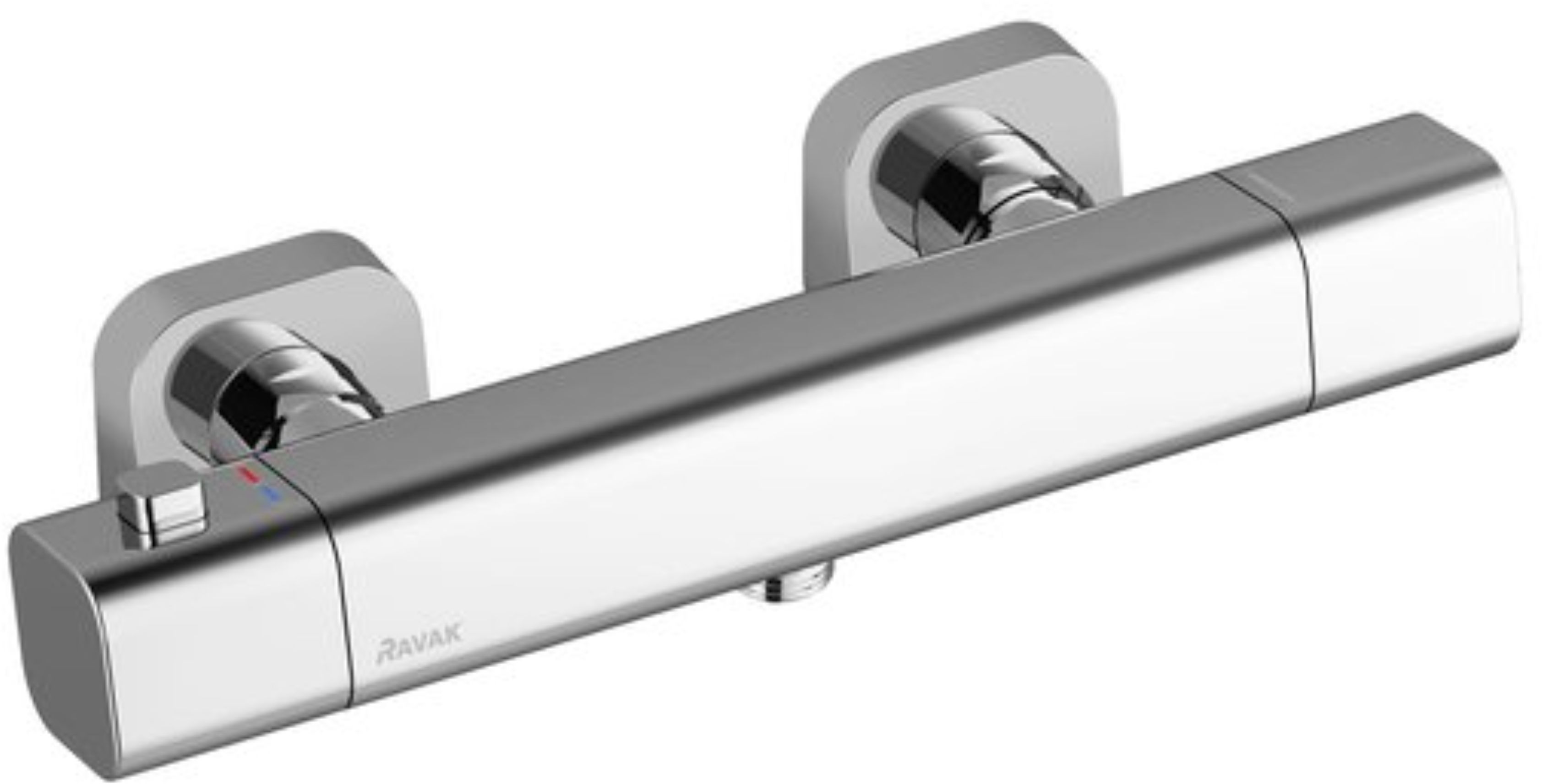 Darmowa Dostawa - Bateria prysznicowa ścienna termostatyczna chrom Ravak 10° Free X070140