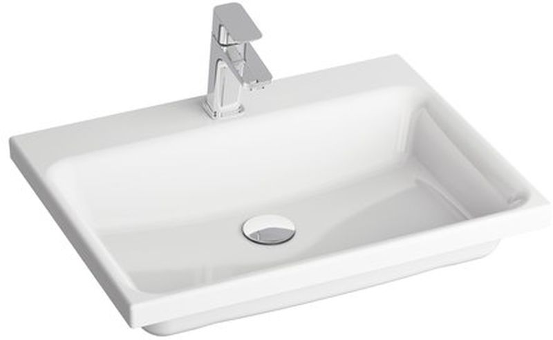 Darmowa Dostawa - Umywalka 60x46 cm prostokątna meblowa biała Ravak Comfort XJX01260001