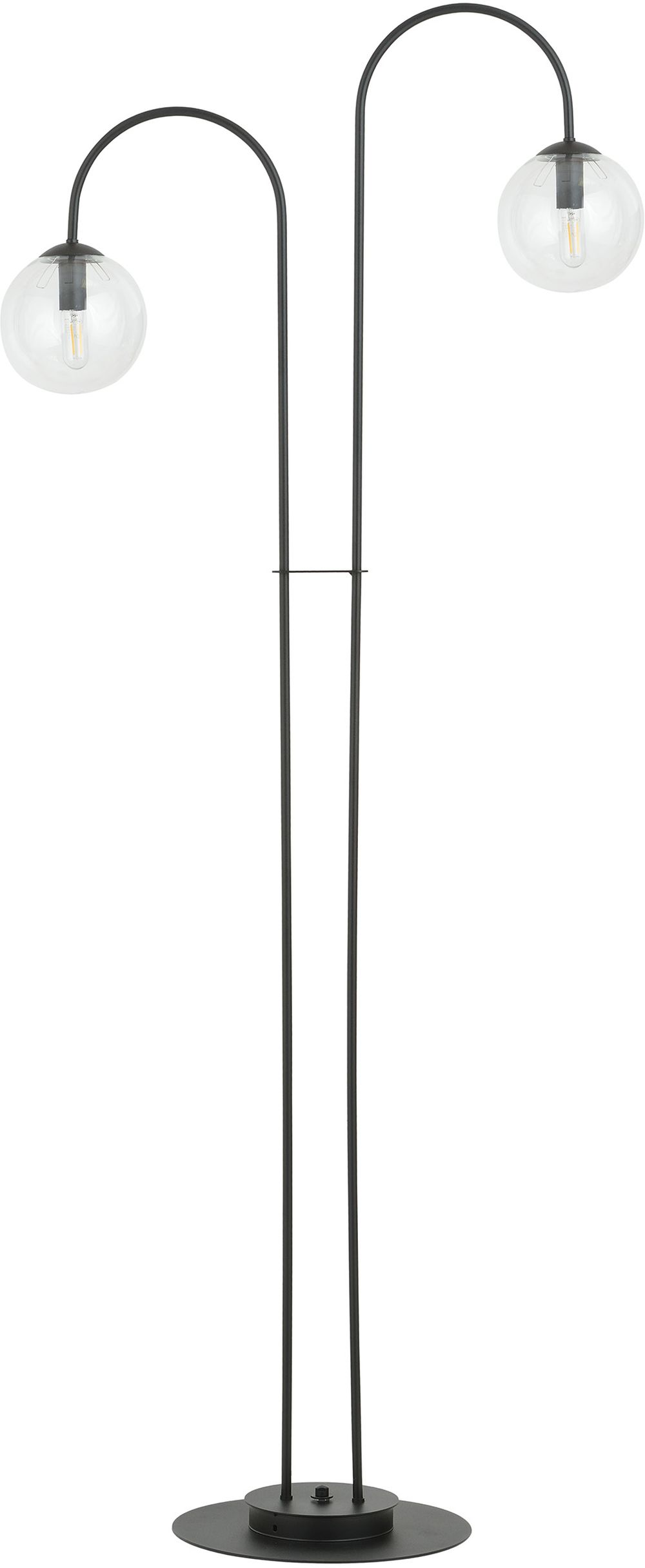 Darmowa Dostawa - Lampa stojąca 2x10 W czarny Emibig Archi 1286LP2