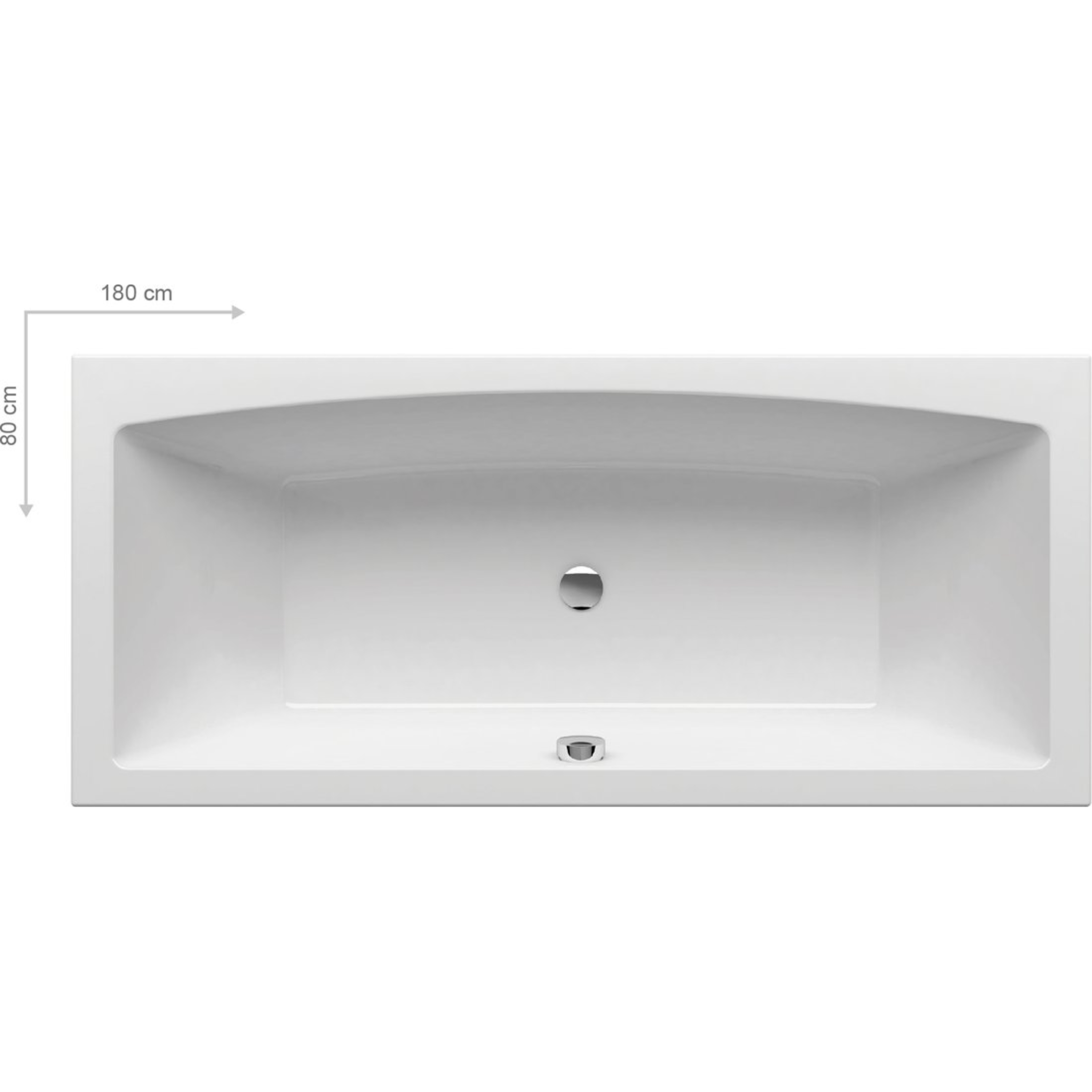 Darmowa Dostawa - Wanna prostokątna 180x80 cm Ravak Formy 02 C891000000