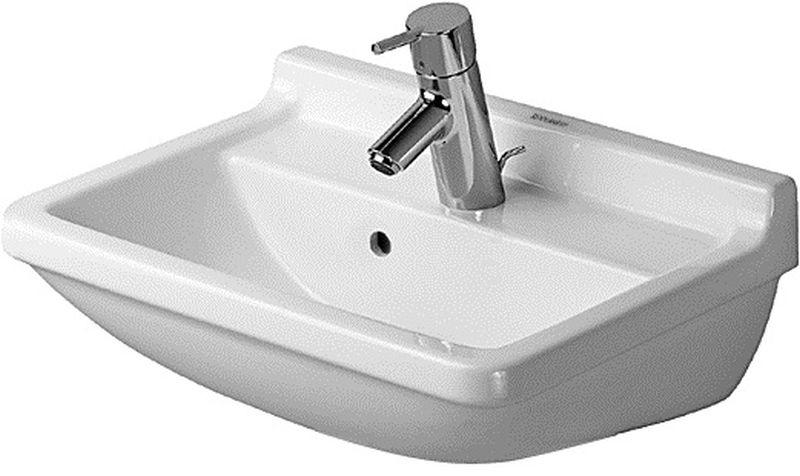 Darmowa Dostawa - Umywalka 50x36 cm prostokątna ścienna biała Duravit Starck 3 0300500000