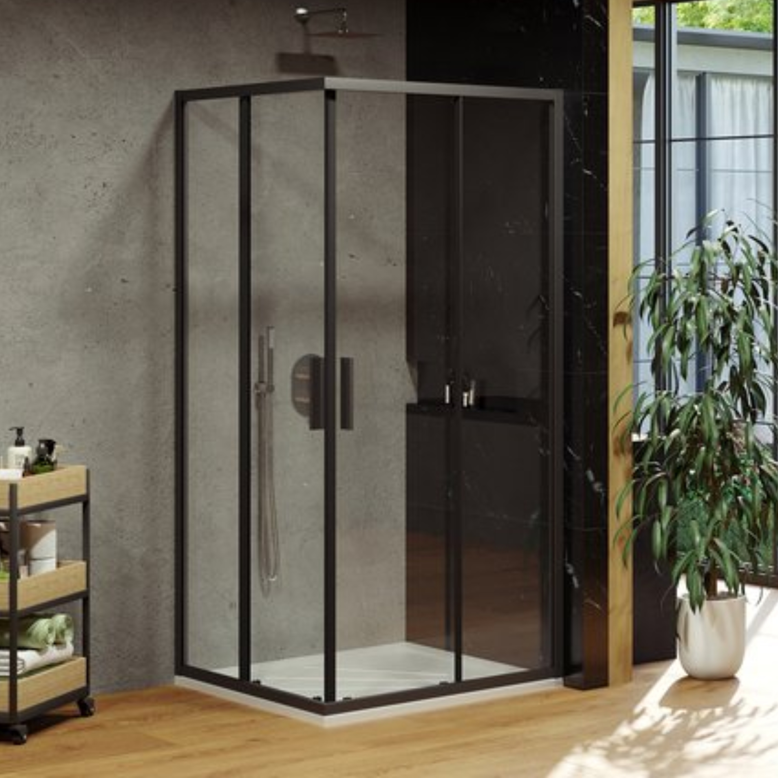 Darmowa Dostawa - Drzwi prysznicowe 80 cm rozsuwane inne Ravak Blix Slim X1XM40300Z1