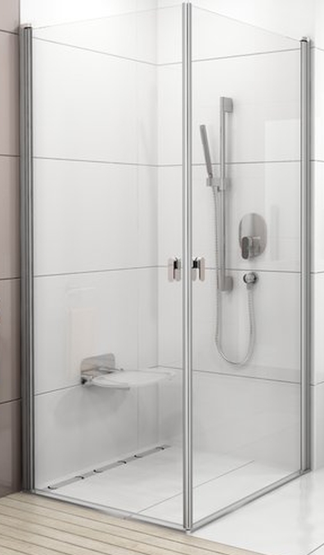 Darmowa Dostawa - Drzwi prysznicowe 80 cm uchylne Ravak Chrome 1QV40101Z1