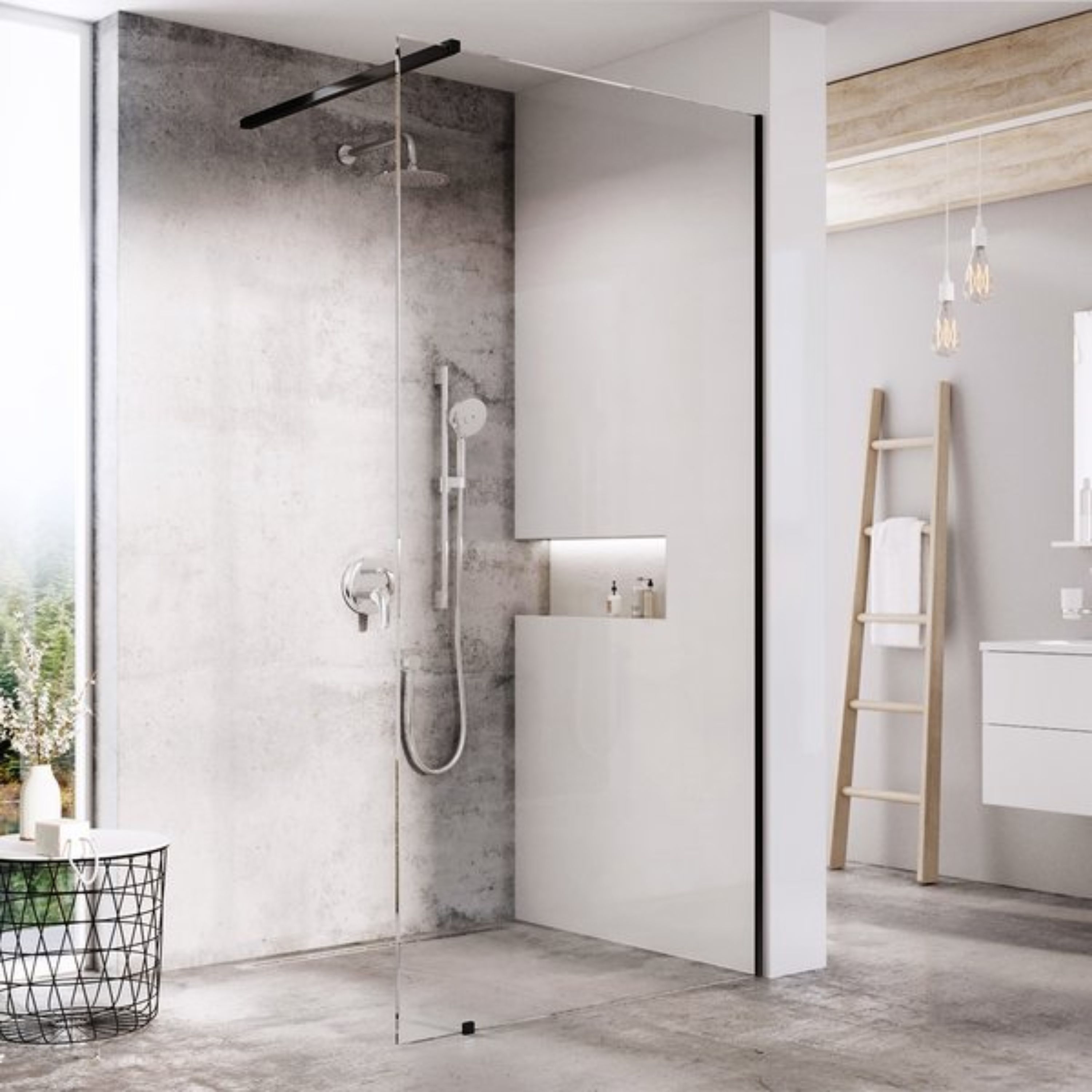 Darmowa Dostawa - Ścianka prysznicowa walk-in 120 cm Ravak Walk-In Wall GW9WG0300Z1