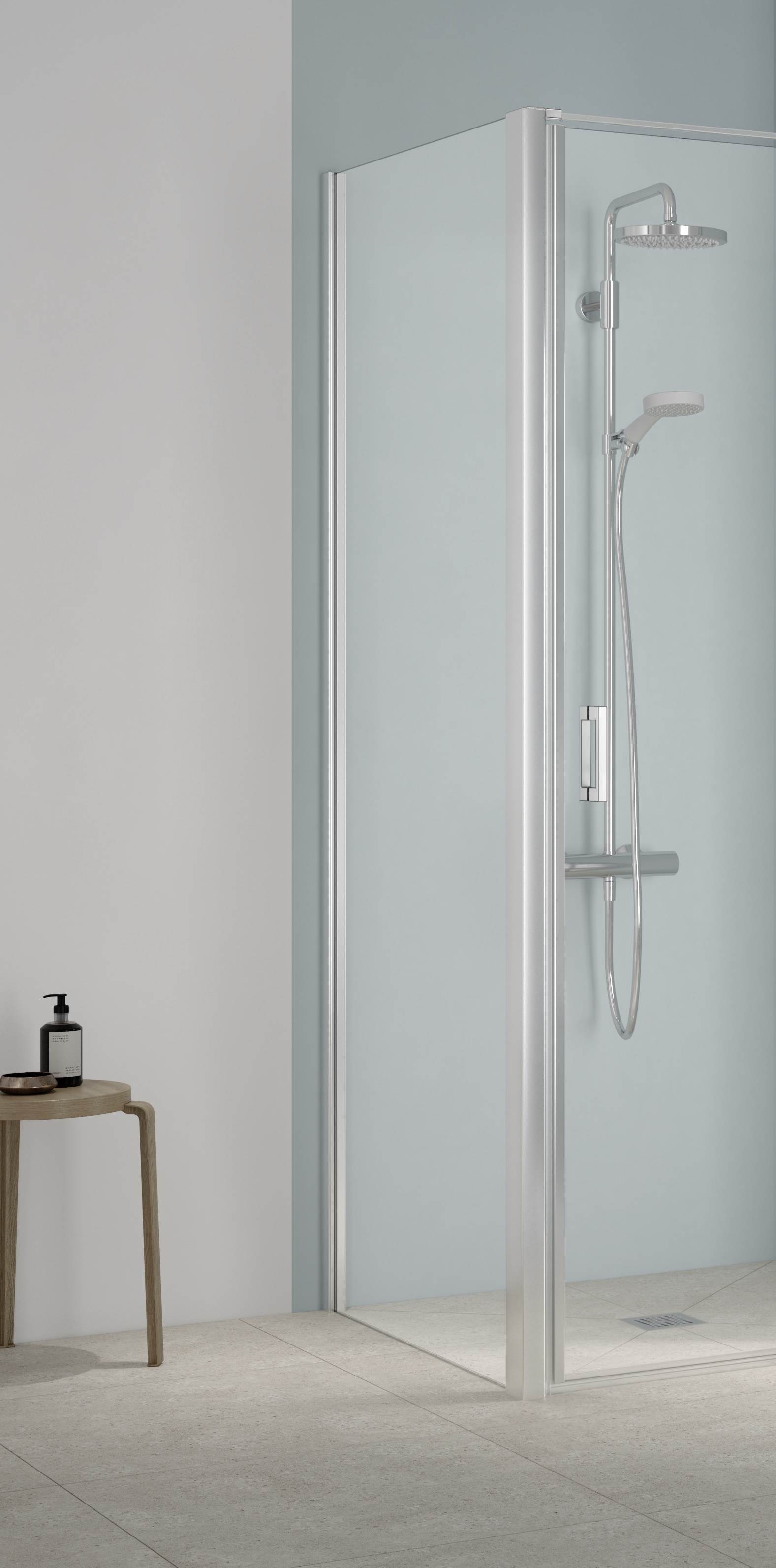 Darmowa Dostawa - Ścianka prysznicowa 85 cm Kermi Cada XS CKTWD CKTWD08520VPK