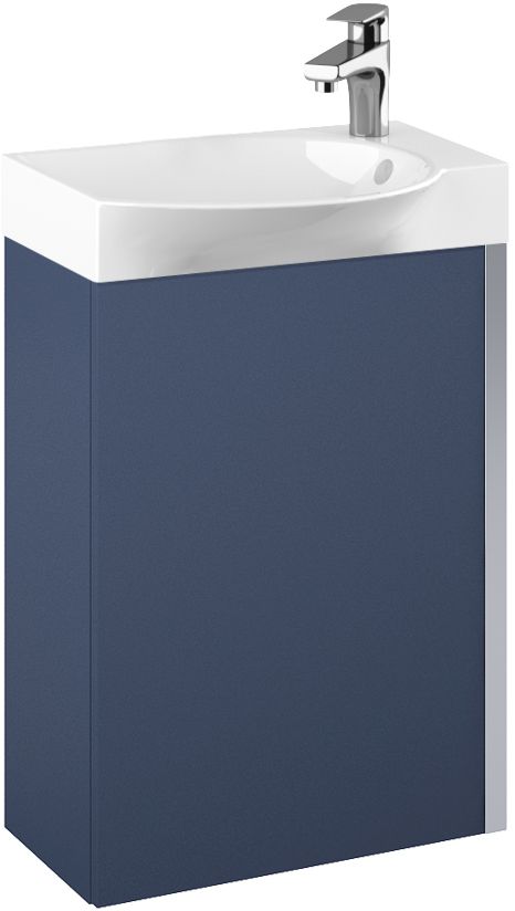 Darmowa Dostawa - Umywalka z szafką 45.2 cm niebieską Elita Summer RE020450147030