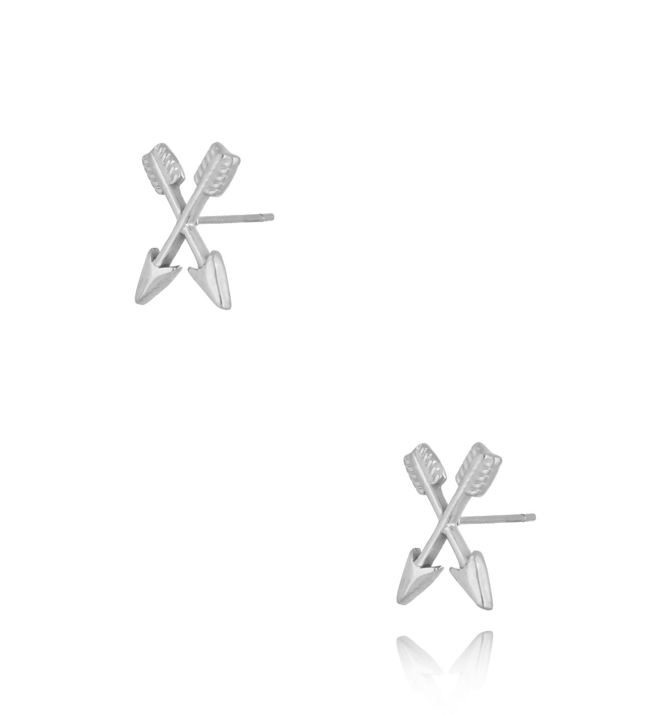 Kolczyki ze strzałkami srebrne Arrows 035 - By Dziubeka