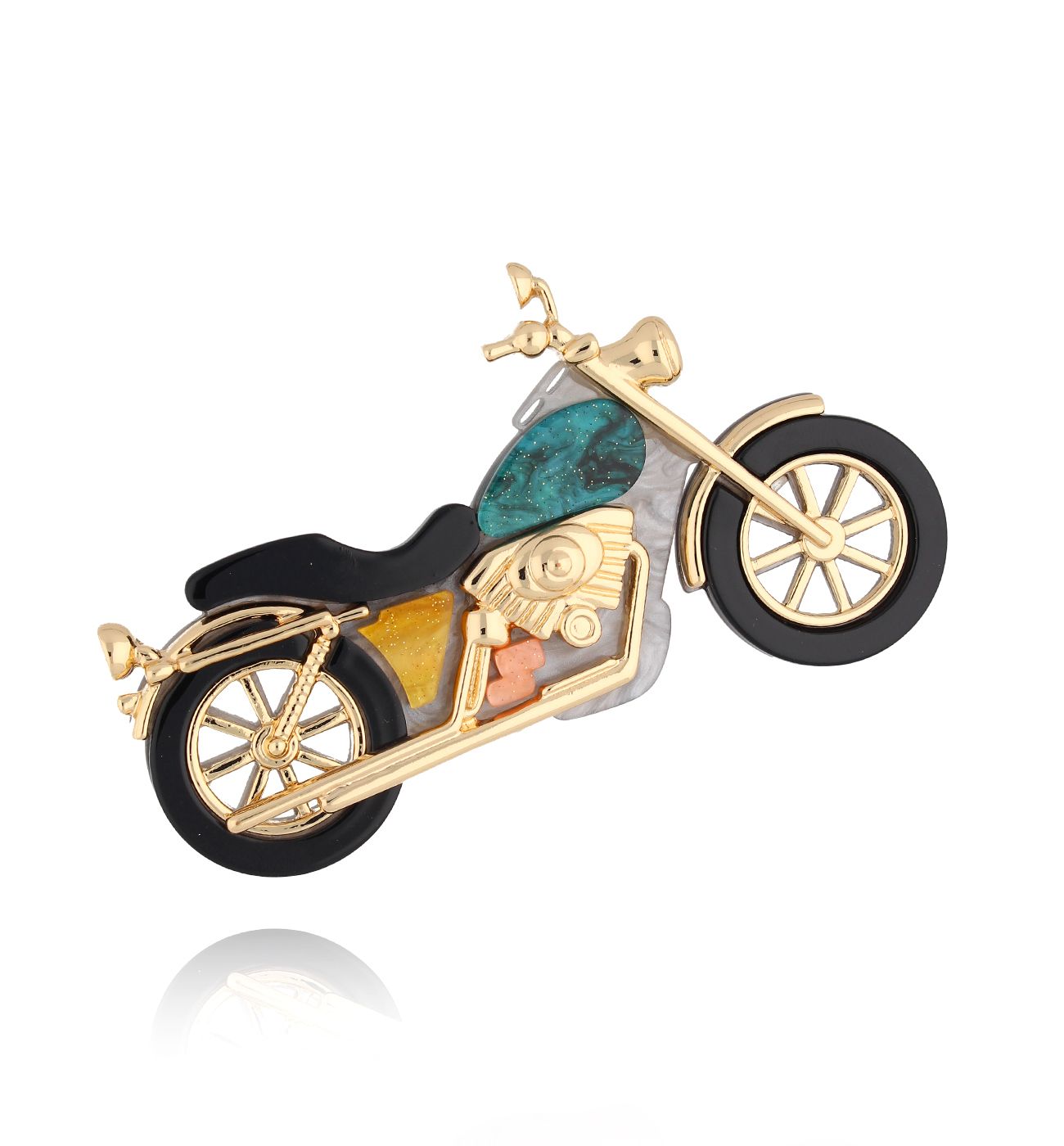 Broszka z motocyklem Motorbike BRZA0037 - By Dziubeka