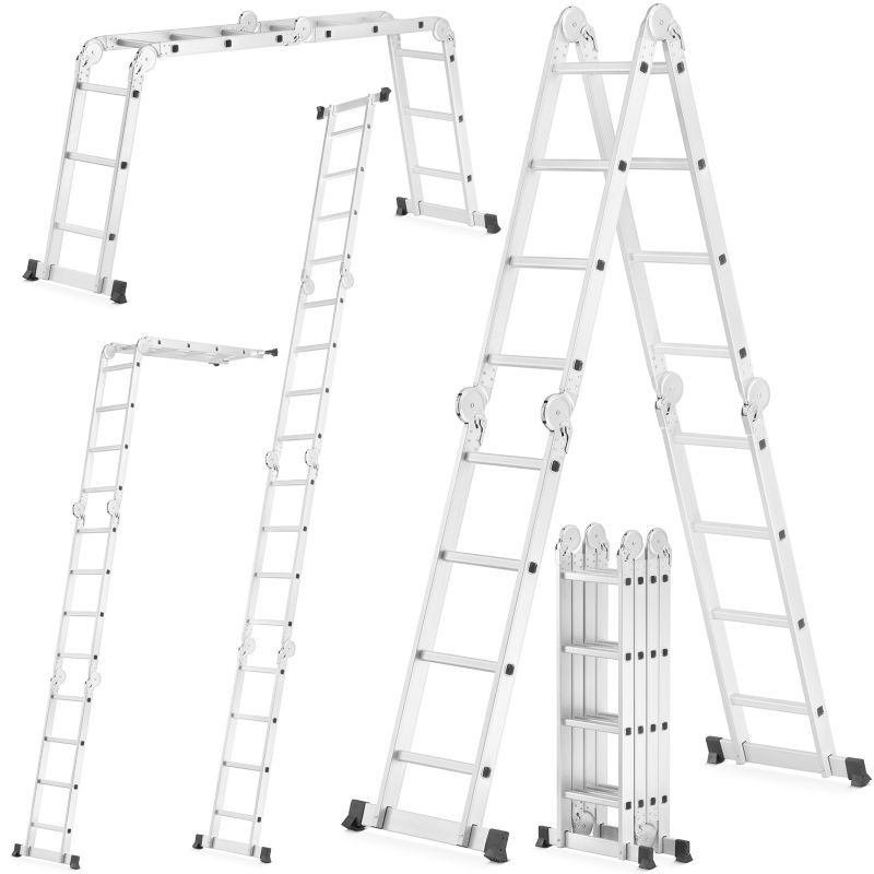 Drabina aluminiowa przegubowa wielofunkcyjna HIGHER 4x4 150kg 1szt.