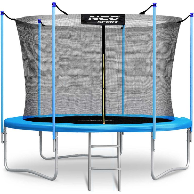 Trampolina ogrodowa Neo-Sport 183cm 6ft + drabinka + siatka wewnetrzna 1szt.