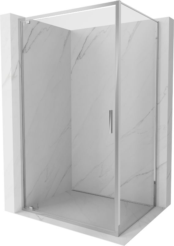 Kabina prysznicowa Mexen Exo uchylna 90 x 95 cm transparent chrom 1 szt.