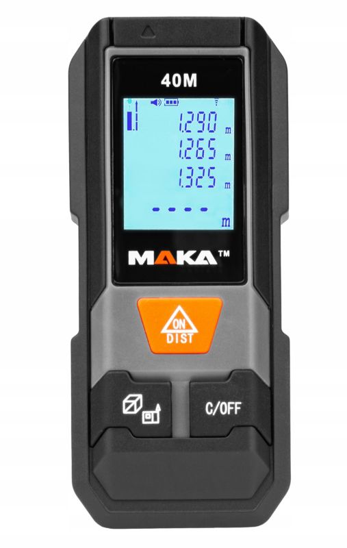 Dalmierz laserowy MAKA cyfrowy 40m 1 szt.