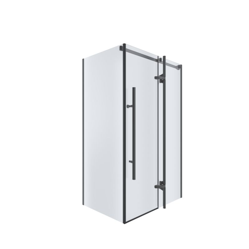 Kabina prysznicowa FERRARA Kabi 100x80 czarna bez brodzika 1 szt.