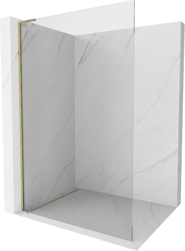 Ścianka prysznicowa Mexen Kioto L złota 100x200 cm 800-100-103-50-00 1 szt.