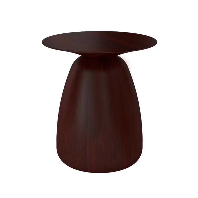 Stolik drewniany Kayani Baobab 34 śr. 33 cm palisander 1 szt.