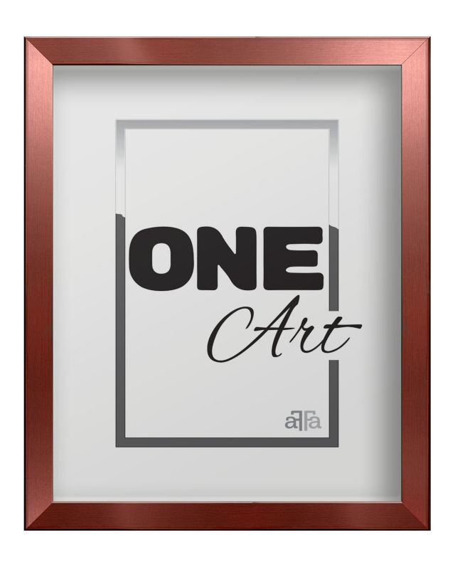 Ramka Hekla wyjątkowa 50x60 MDF plakat różowe złoto 1szt.