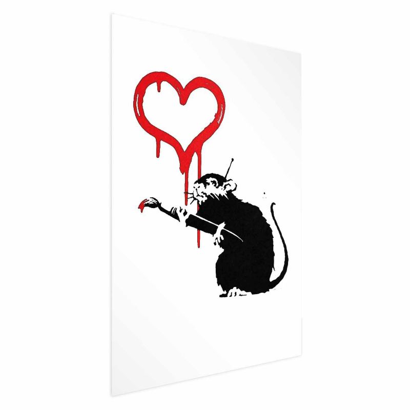 Plakat Artgeist Love Rat 60x90 cm bez ramy 1 szt