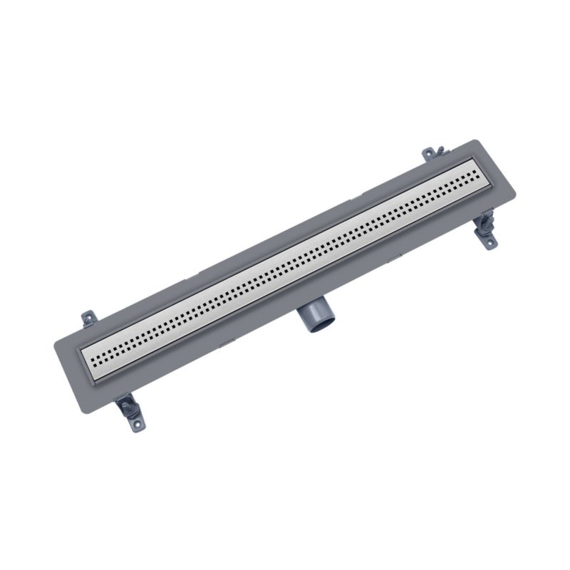 Odpływ liniowy ABS Vogi ruszt kwadraty Cube pod płytkę 70 cm szary 1 szt.