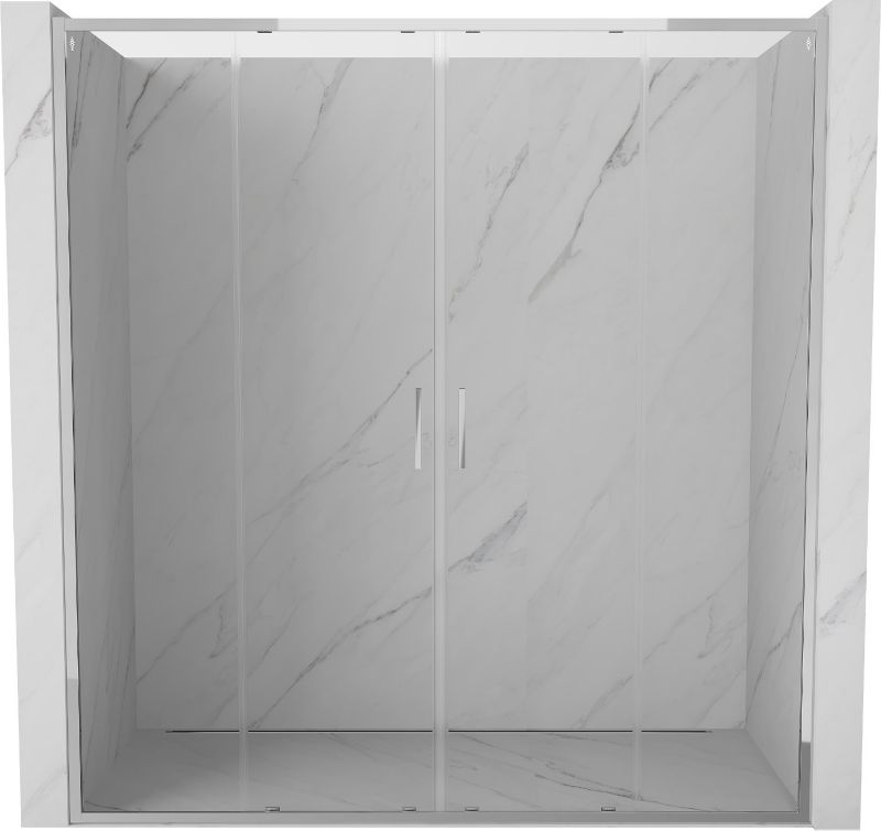 Drzwi prysznicowe przesuwne Mexen Exo chrom transparentne 190x200 cm 1 szt.