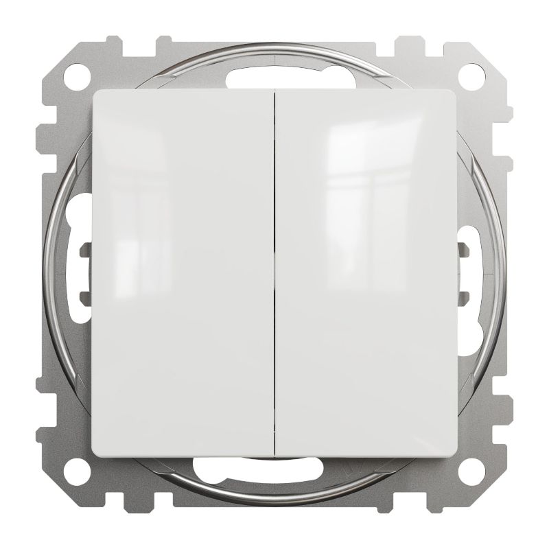 Łącznik podwójny Schneider Electric Sedna Design&Elements biały