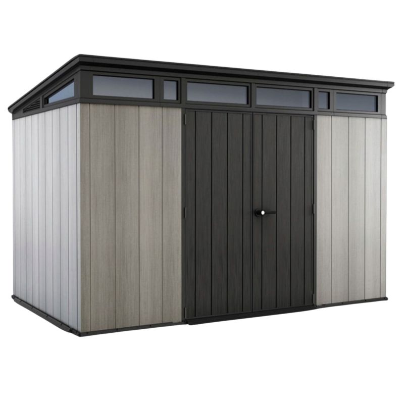 Domek ogrodowy Keter Artisan 11x7 342x218x226 cm Szary 1 szt.