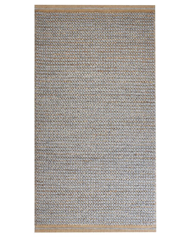 Dywan wełniany 80 x 150 cm szary Banoo 1 szt.