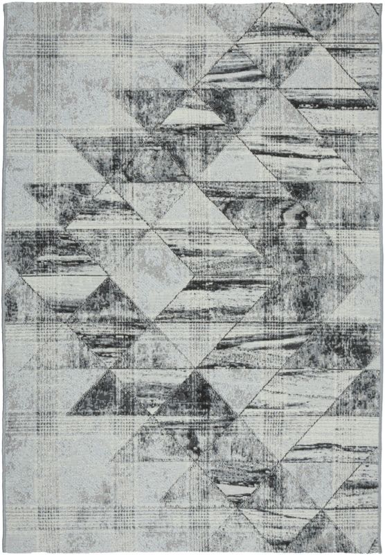 Dywan Multidecor Dara 80 x 150 cm trójkąty szary 1 szt.