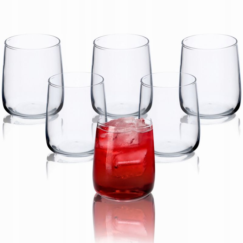 Szklanka KADAX Drinkówka Kubek Do Napojów 330 ml 6 szt