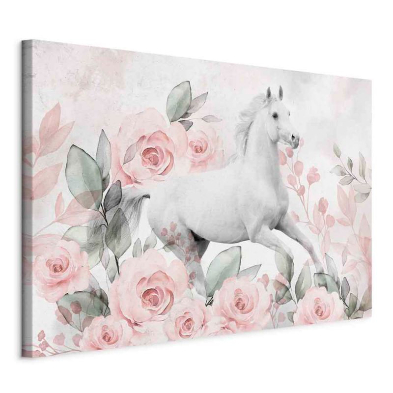 Obraz Artgeist Galop wśród róż 120 x 80 cm płótno włoskie 1 szt