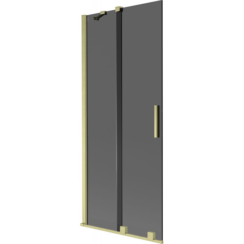 Parawan nawannowy Mexen Velar grafit złoty 85x150 cm 1 szt.