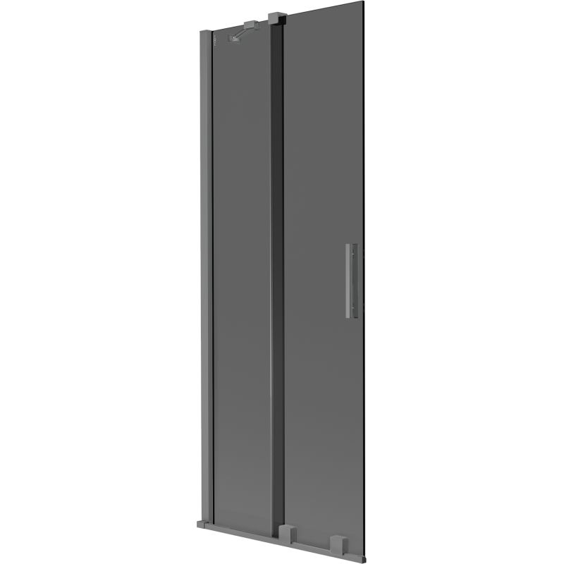 Parawan nawannowy rozsuwany Mexen Velar grafit 70x150 cm 1 szt.