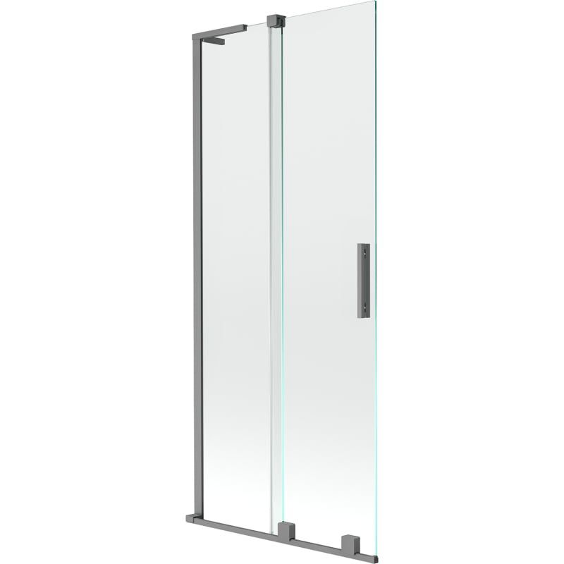 Parawan nawannowy 2-skrzydłowy Mexen Velar L gun metal 80x150 cm 1 szt.