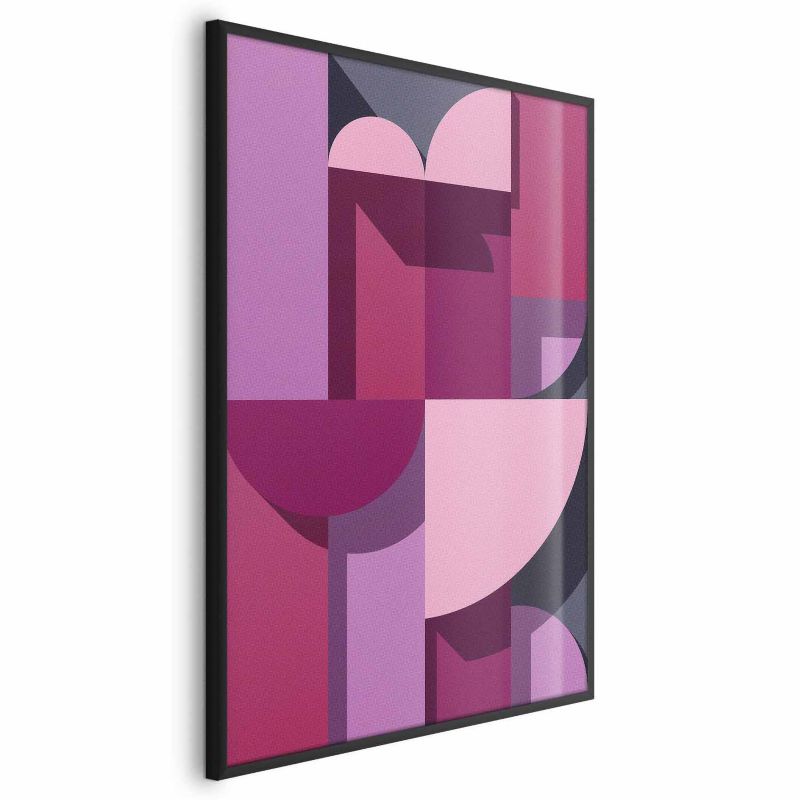 Plakat Artgeist Abstrakcyjne home 60x90 cm z ramą czarną 1 szt