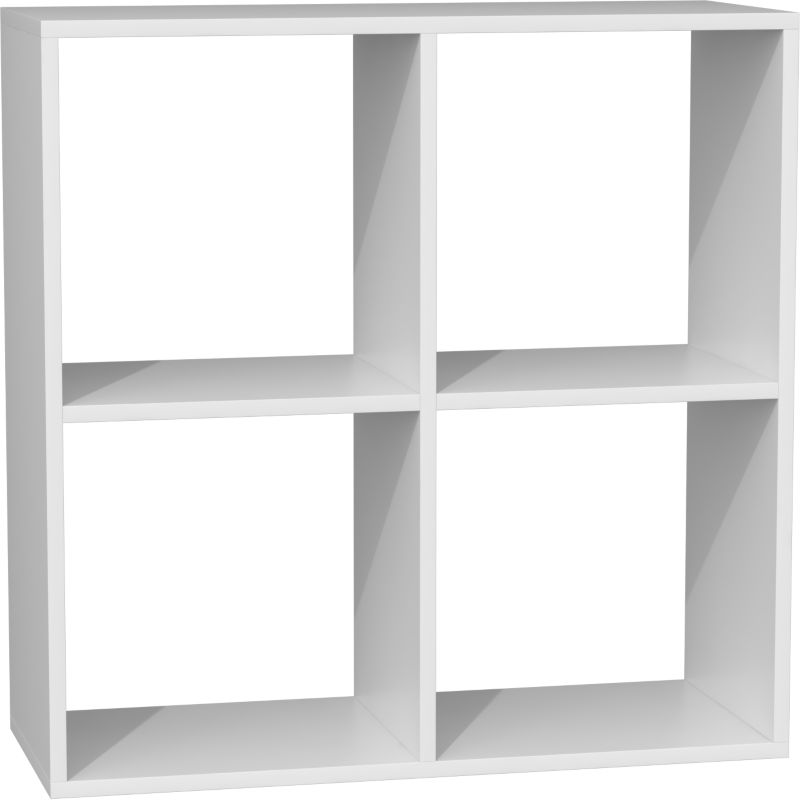 Regał Komorowy Topeshop Malax 2x2 - Biały 30x74x75 cm 1 szt.