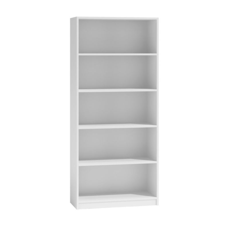 Regał R80 Topeshop Szafka Na Książki 80 Cm Biały 30x80x182 cm 1 szt.