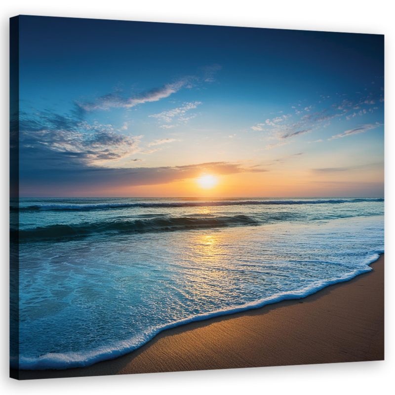 Obraz do salonu sypialni Feeby Zachód Słońca nad morzem 60x60 cm 1szt