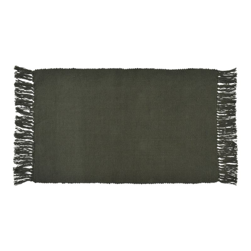 Dywanik 50 x 80 cm ciemny zielony