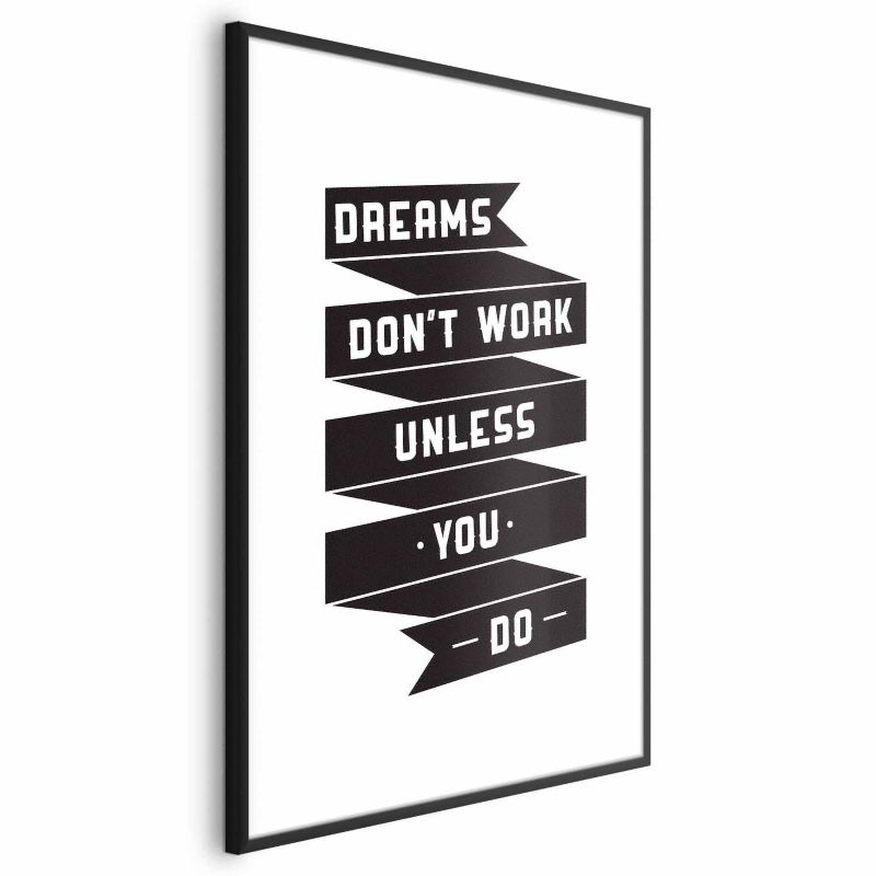 Plakat Artgeist Dreams 60x90 cm z ramą czarną 1 szt