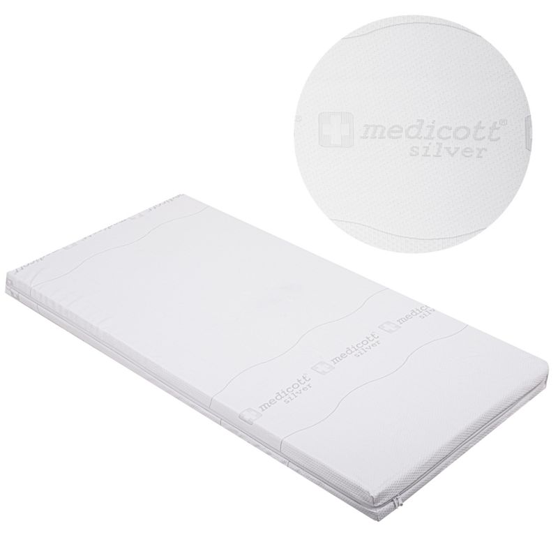 Pokrowiec na materac Kam-Pol jony srebra na zamek 100x180x24 1 szt.