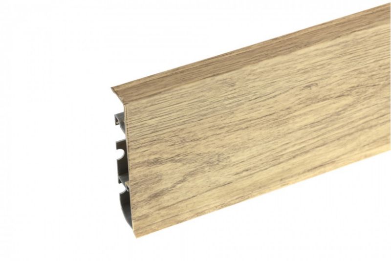 Listwa przypodłogowa Cezar Hi Line Prestige Dąb PiniaJjasna mat 22x75x2500mm PVC 1 szt.