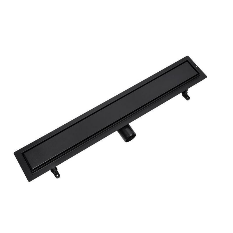 Odpływ liniowy Vogi ruszt Duo pod płytkę 80 cm czarny 1 szt.