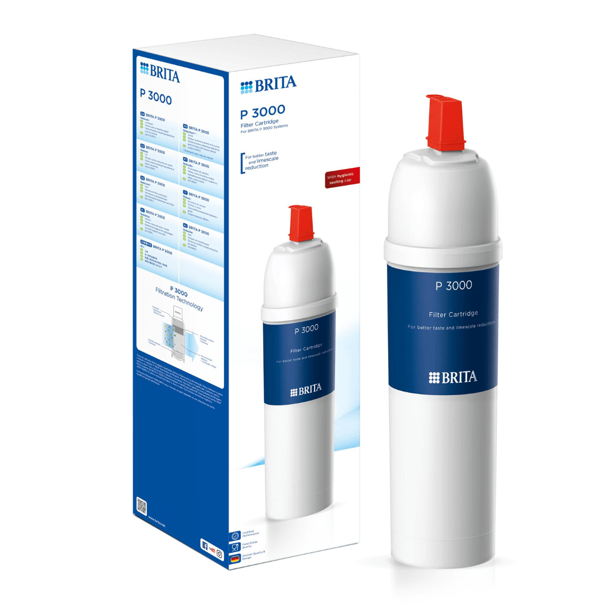 BRITA OnLine Active Plus P3000. Super wydajny wkład filtrujący. Oryginalny wkład BRITA.