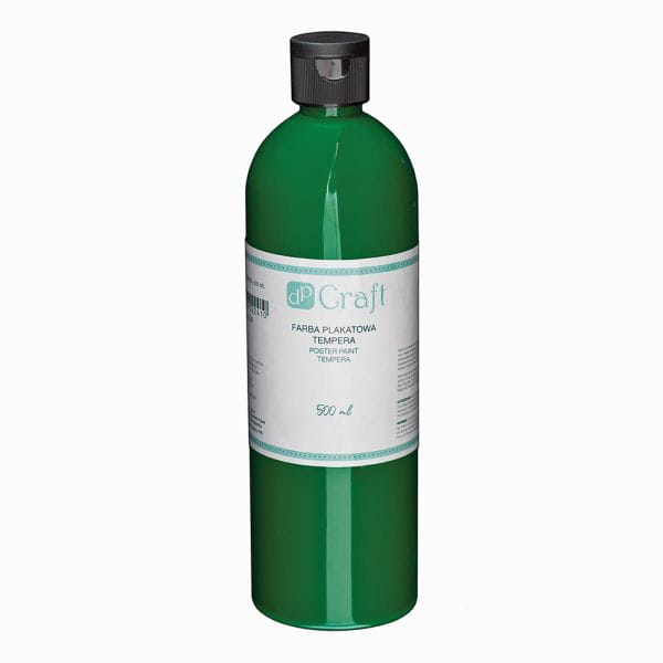 FARBA PLAKATOWA TEMPERA, 500 ML - GREEN