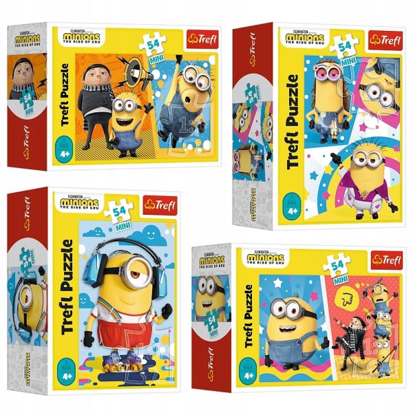 Trefl Puzzle mini 54 el. Ekipa Minionków