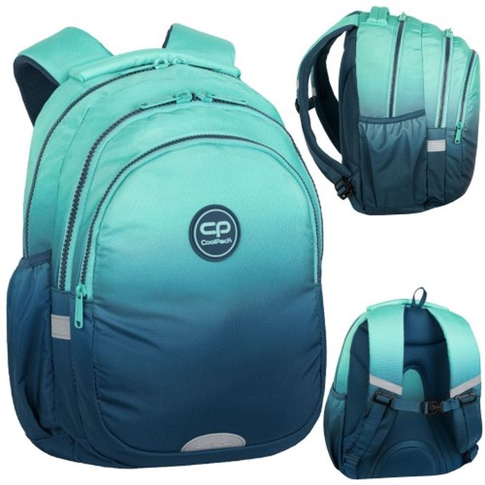 COOLPACK - JERRY - PLECAK MŁODZIEŻOWY - GRADIENT BLUE LAGOON