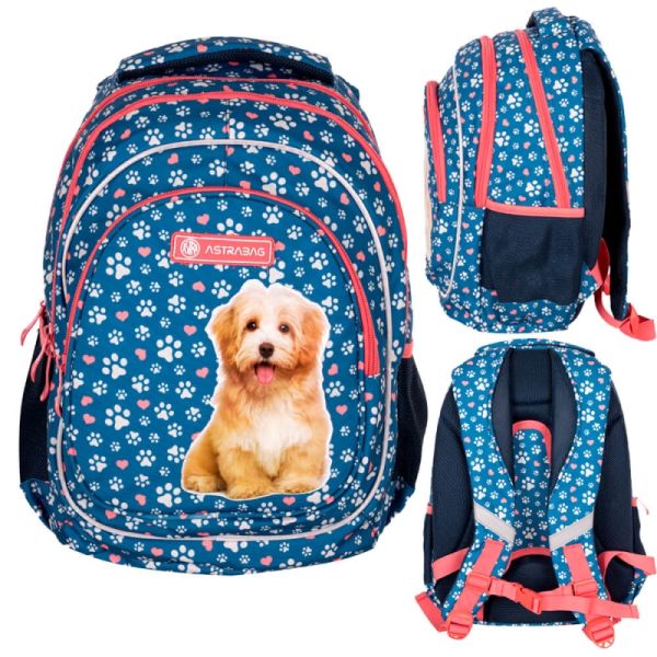 Plecak Szkolny ASTRABAG CUTE PUPPY