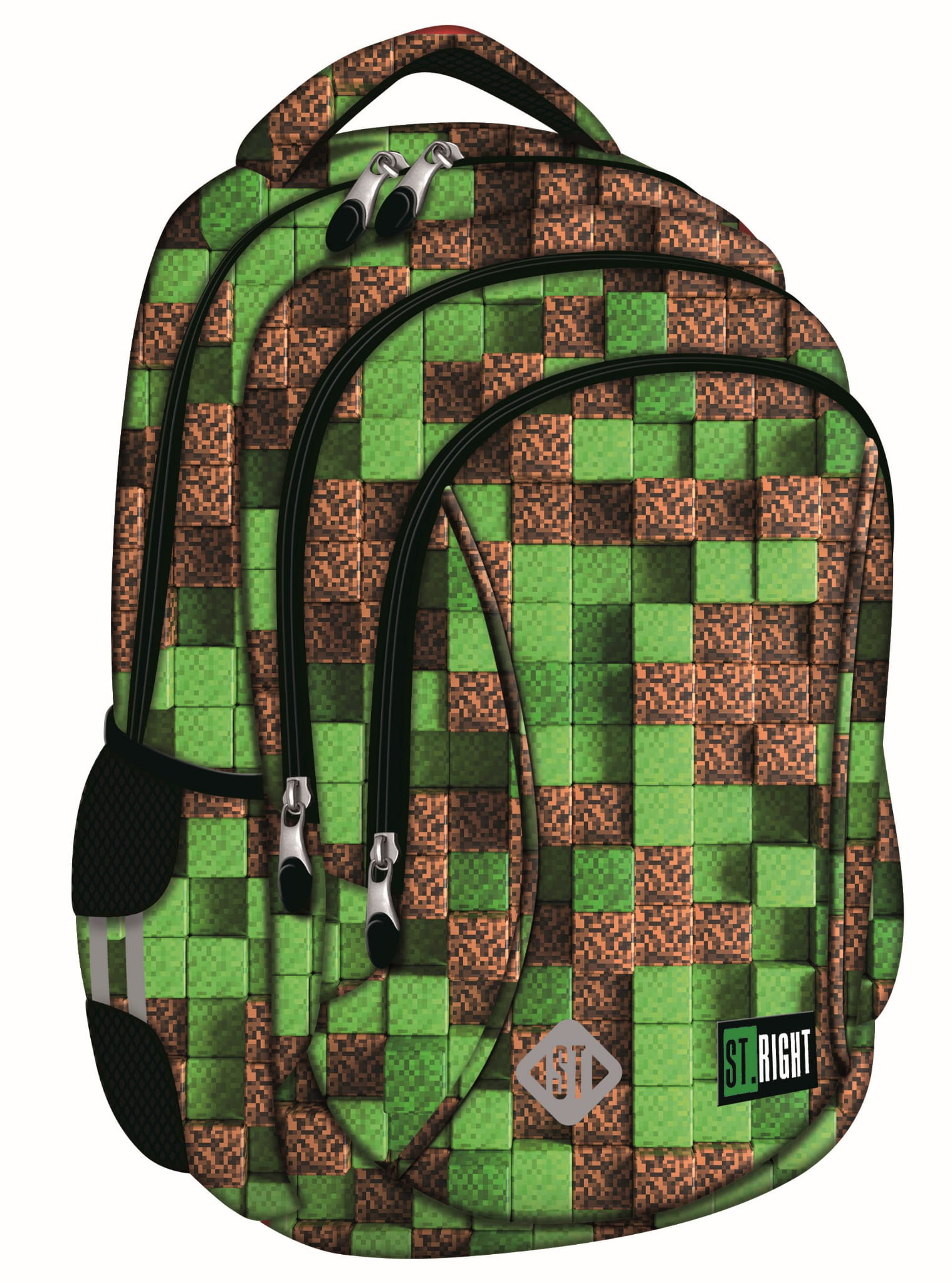 PLECAK 3-KOMOROWY STRIGHT BP-26 PIXEL CUBES mkmo