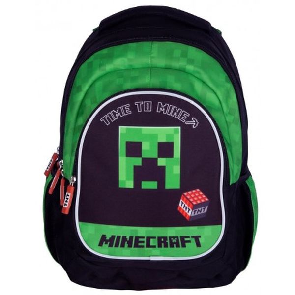 Plecak Szkolny Minecraft Creeper Time To Mine
