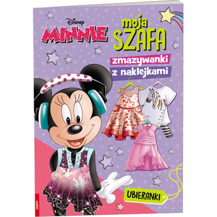 MINNIE. MOJA SZAFA. ZMAZYWANKI Z NAKLEJKAMI