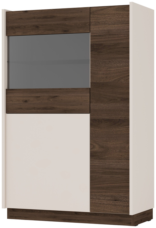Witryna niska z pojemnymi półkami 85 cm KAVON